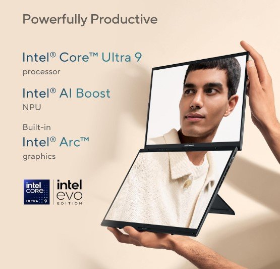 ASUS Zenbook Duo OLED dual screen