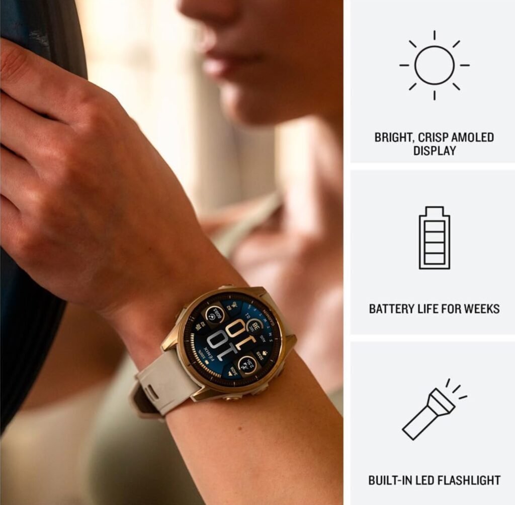 Garmin Fenix Smartwatch rugged outdoor design
