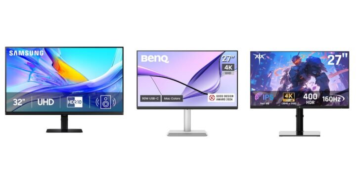 Best 3 Monitors Compared: Samsung ViewFinity S8, KTC Gaming & BenQ MA270U Review